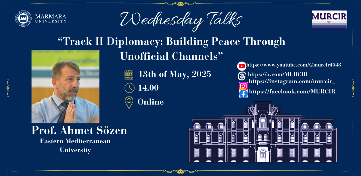 "Track II Diplomacy: Building Peace Through Unofficial Channels"