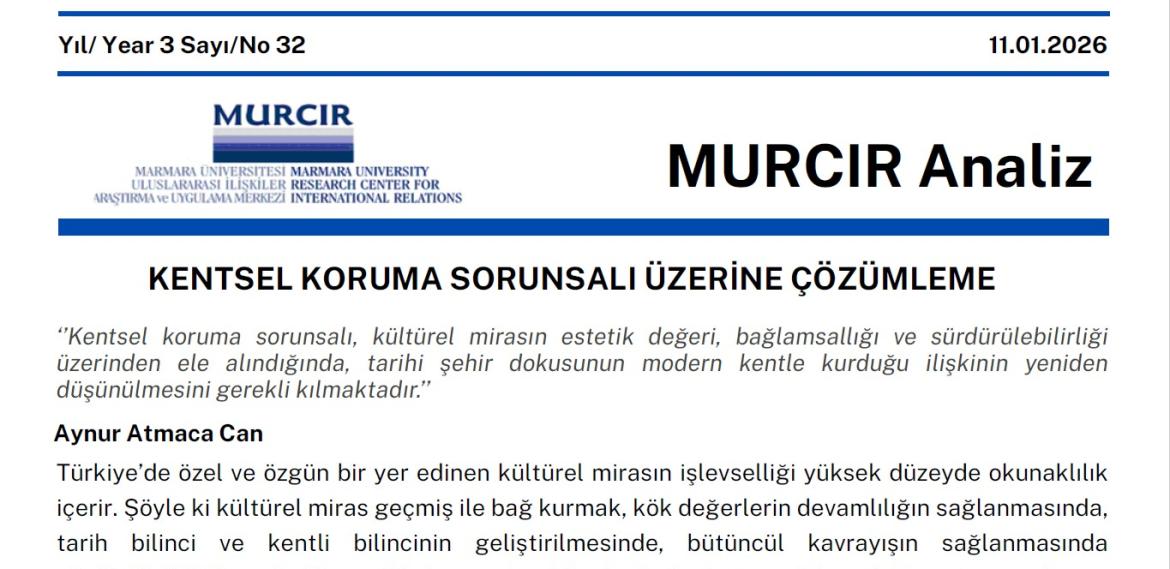 "Kensel Koruma Sorunsalı Üzerine Çözümleme"