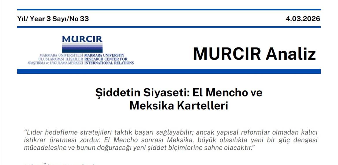 "Şiddetin Siyaseti: El Mencho ve Meksika Kartelleri"